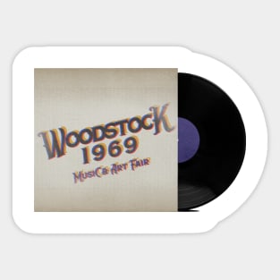 RETRO VINYL WOODSTOCK WOODSTOCK Sticker